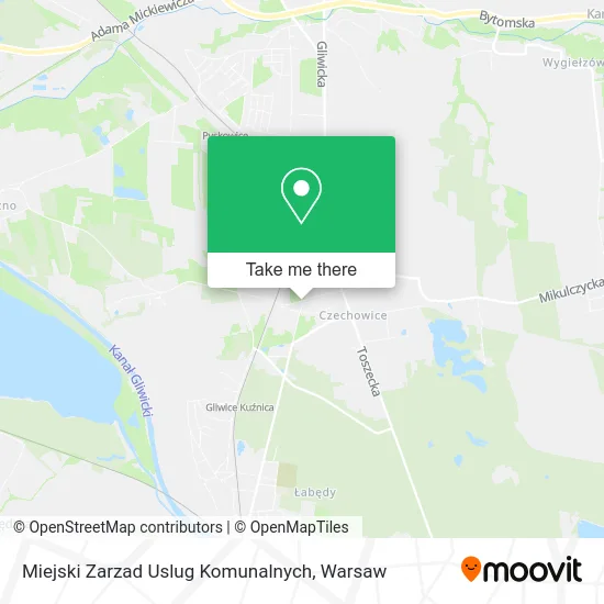 Карта Miejski Zarzad Uslug Komunalnych