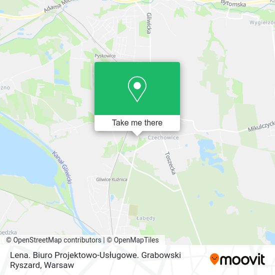 Lena. Biuro Projektowo-Usługowe. Grabowski Ryszard map