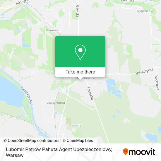 Lubomir Petrów Pahuta Agent Ubezpieczeniowy map