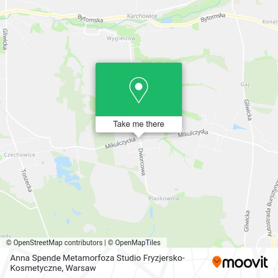 Anna Spende Metamorfoza Studio Fryzjersko-Kosmetyczne map