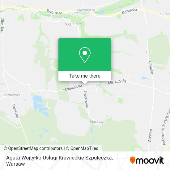 Agata Wojtyłko Usługi Krawieckie Szpuleczka map