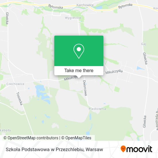 Szkoła Podstawowa w Przezchlebiu map