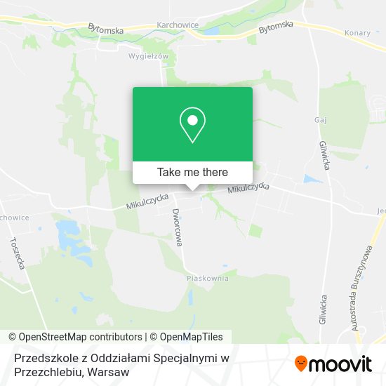 Карта Przedszkole z Oddziałami Specjalnymi w Przezchlebiu