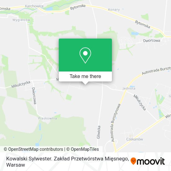 Kowalski Sylwester. Zakład Przetwórstwa Mięsnego map