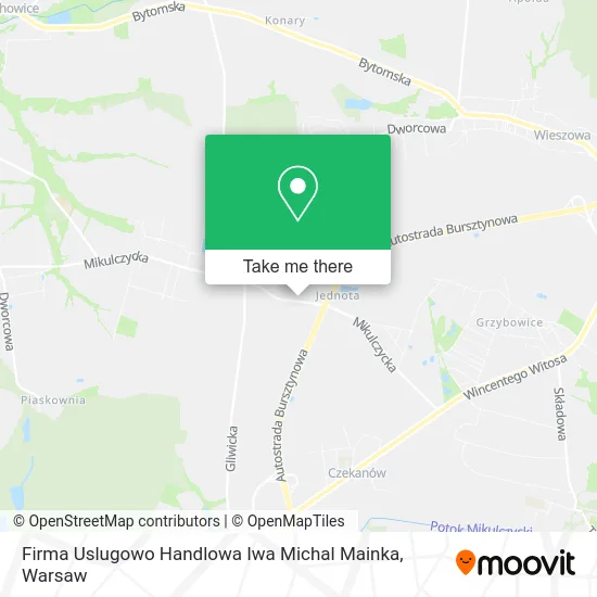 Карта Firma Uslugowo Handlowa Iwa Michal Mainka