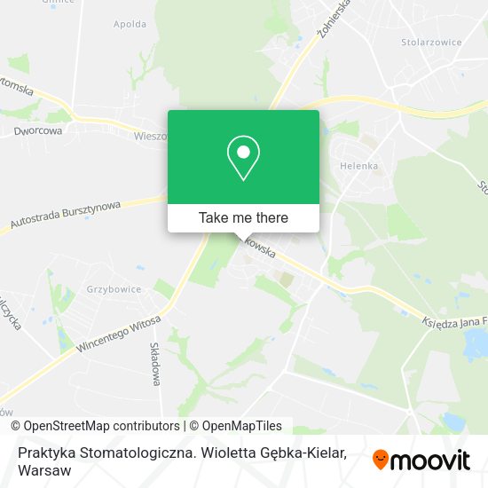 Praktyka Stomatologiczna. Wioletta Gębka-Kielar map