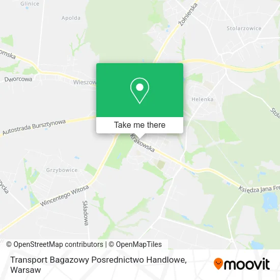 Карта Transport Bagazowy Posrednictwo Handlowe