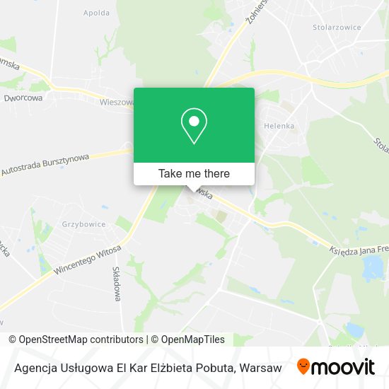 Agencja Usługowa El Kar Elżbieta Pobuta map