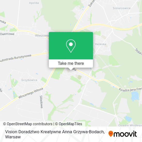 Vision Doradztwo Kreatywne Anna Grzywa-Bodach map