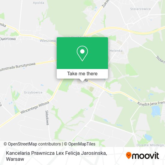 Kancelaria Prawnicza Lex Felicja Jarosinska map