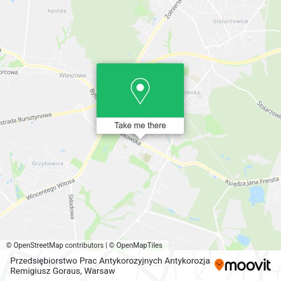 Przedsiębiorstwo Prac Antykorozyjnych Antykorozja Remigiusz Goraus map