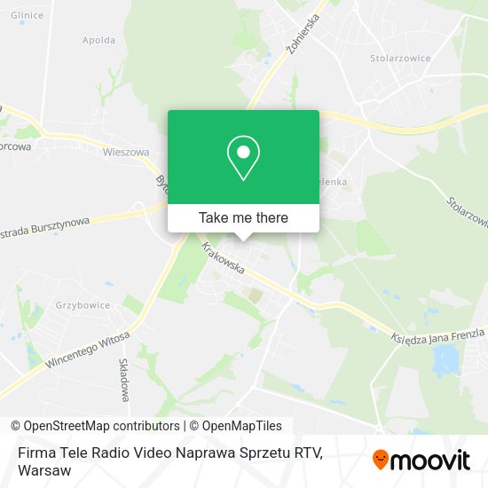 Firma Tele Radio Video Naprawa Sprzetu RTV map