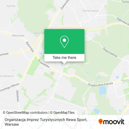 Organizacja Imprez Turystycznych Rewa Sport map