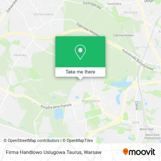 Карта Firma Handlowo Uslugowa Taurus