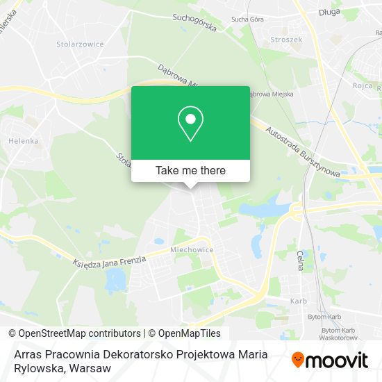 Arras Pracownia Dekoratorsko Projektowa Maria Rylowska map