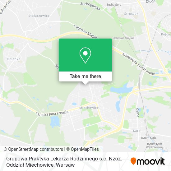 Grupowa Praktyka Lekarza Rodzinnego s.c. Nzoz. Oddział Miechowice map