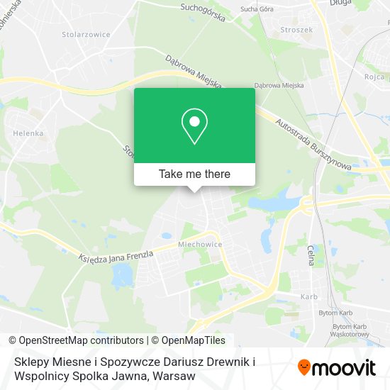 Sklepy Miesne i Spozywcze Dariusz Drewnik i Wspolnicy Spolka Jawna map