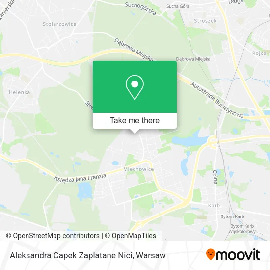 Карта Aleksandra Capek Zaplatane Nici
