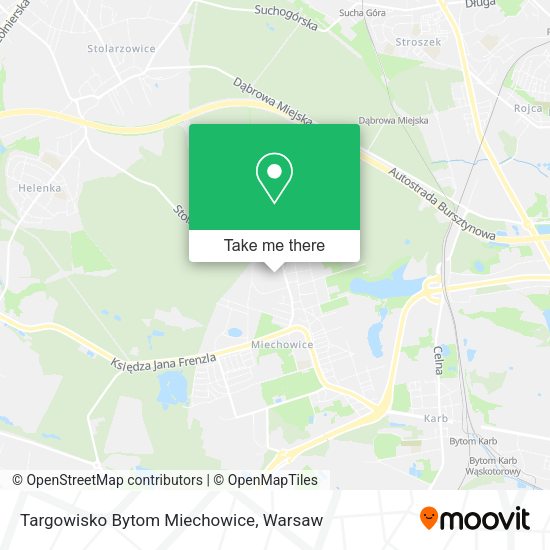 Targowisko Bytom Miechowice map