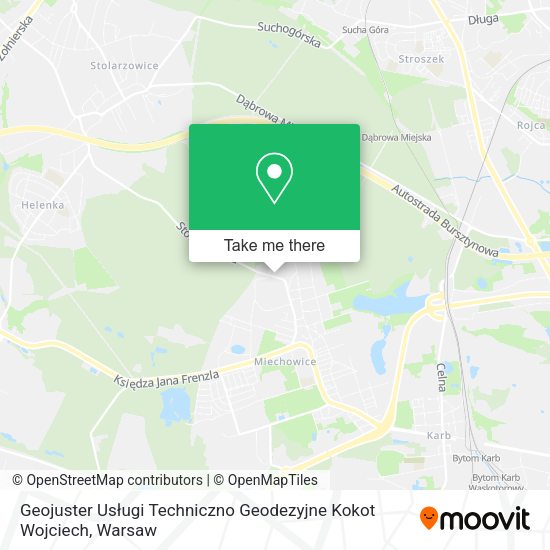 Geojuster Usługi Techniczno Geodezyjne Kokot Wojciech map