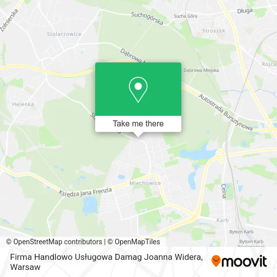 Карта Firma Handlowo Usługowa Damag Joanna Widera