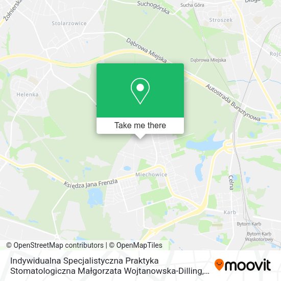 Indywidualna Specjalistyczna Praktyka Stomatologiczna Małgorzata Wojtanowska-Dilling map