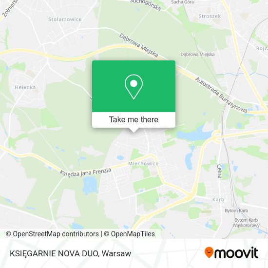 KSIĘGARNIE NOVA DUO map