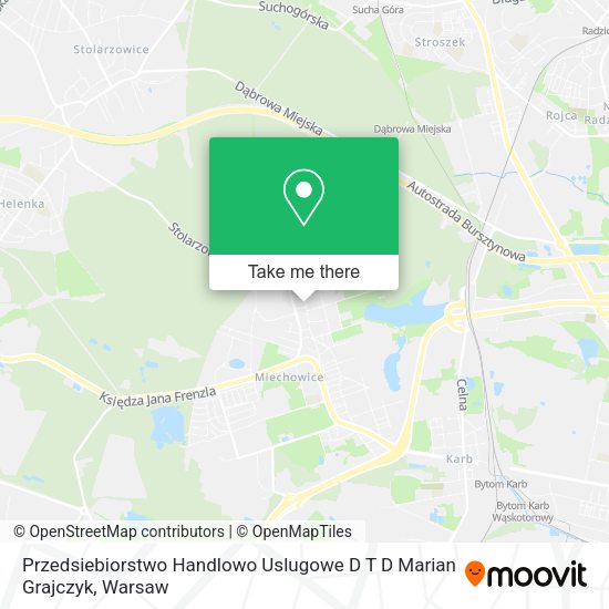 Przedsiebiorstwo Handlowo Uslugowe D T D Marian Grajczyk map