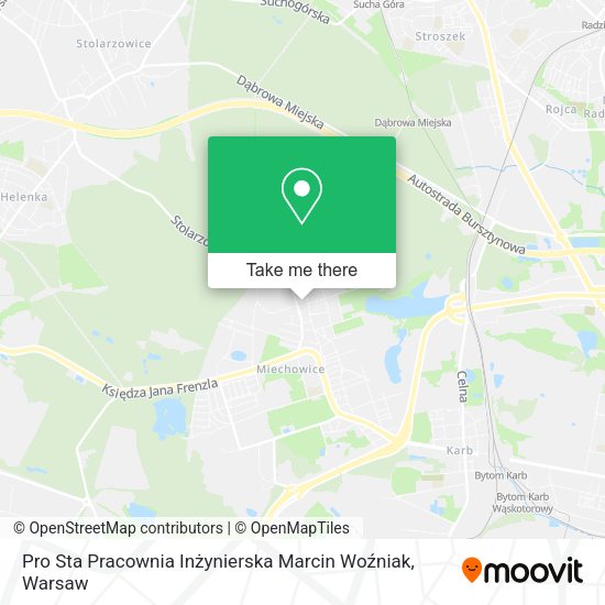 Pro Sta Pracownia Inżynierska Marcin Woźniak map