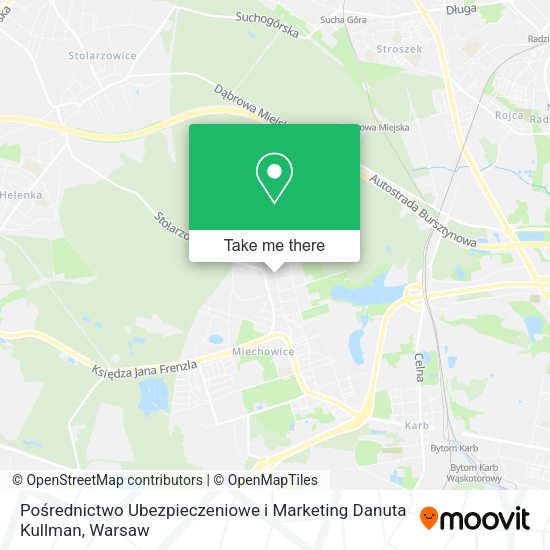 Pośrednictwo Ubezpieczeniowe i Marketing Danuta Kullman map