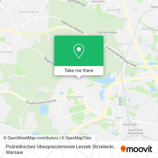 Pośrednictwo Ubezpieczeniowe Leszek Strzelecki map