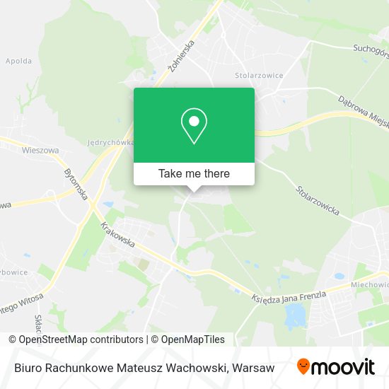 Biuro Rachunkowe Mateusz Wachowski map