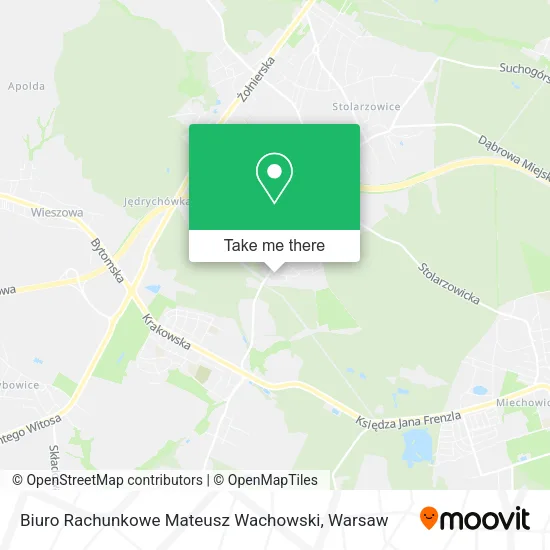 Карта Biuro Rachunkowe Mateusz Wachowski