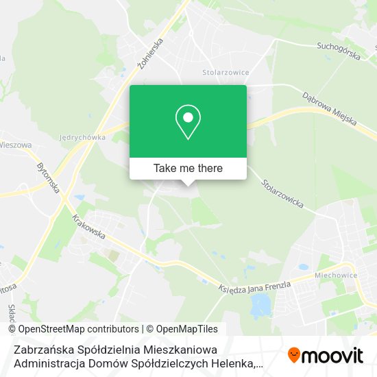 Zabrzańska Spółdzielnia Mieszkaniowa Administracja Domów Spółdzielczych Helenka map