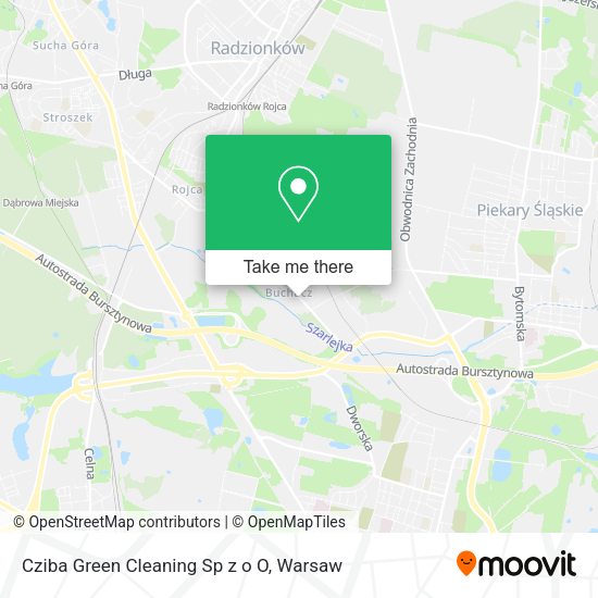 Cziba Green Cleaning Sp z o O map