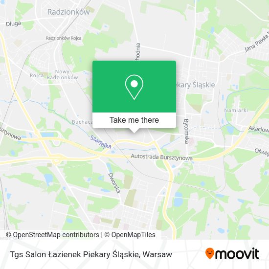 Tgs Salon Łazienek Piekary Śląskie map