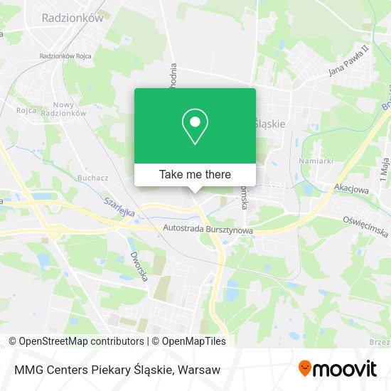 MMG Centers Piekary Śląskie map