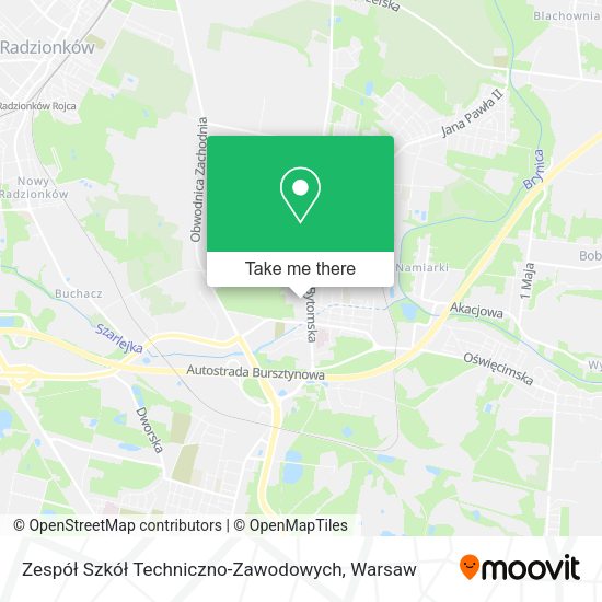 Zespół Szkół Techniczno-Zawodowych map