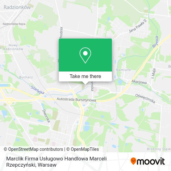 Marclik Firma Usługowo Handlowa Marceli Rzepczyński map