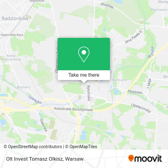 Olt Invest Tomasz Olkisz map