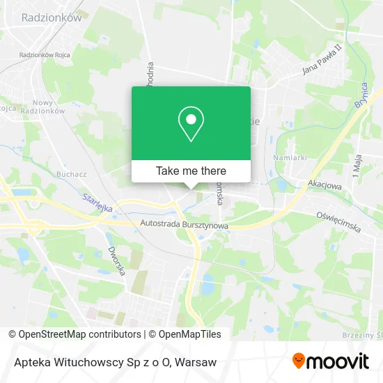 Карта Apteka Wituchowscy Sp z o O