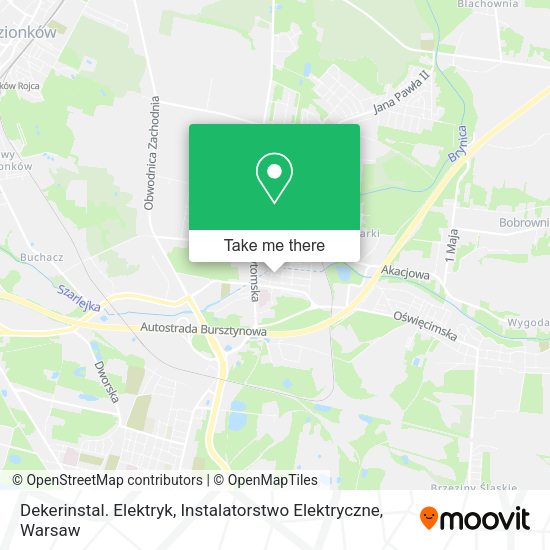 Dekerinstal. Elektryk, Instalatorstwo Elektryczne map