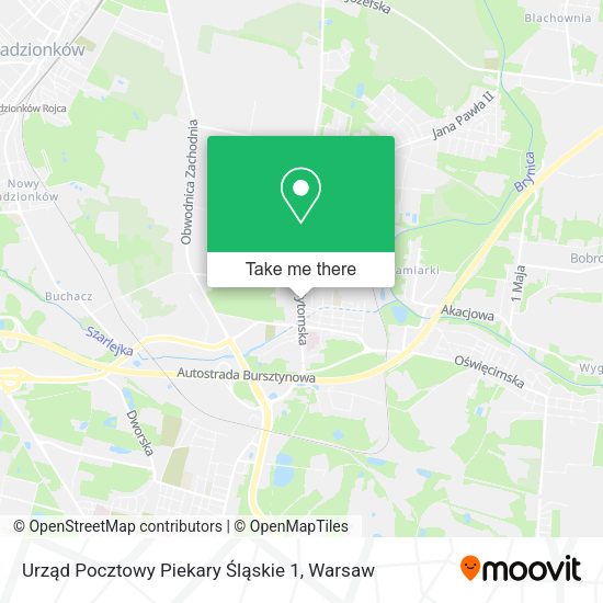 Urząd Pocztowy Piekary Śląskie 1 map