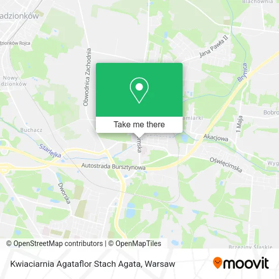 Kwiaciarnia Agataflor Stach Agata map