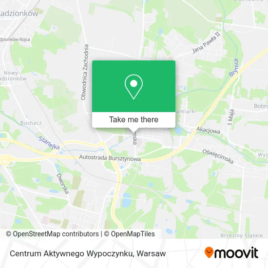Карта Centrum Aktywnego Wypoczynku