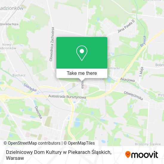 Dzielnicowy Dom Kultury w Piekarach Śląskich map