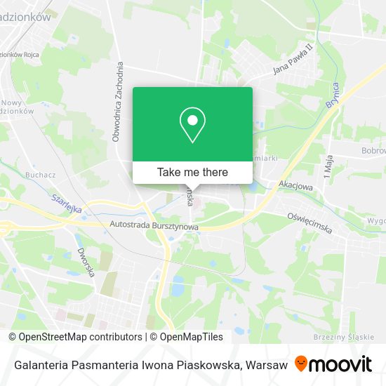 Galanteria Pasmanteria Iwona Piaskowska map