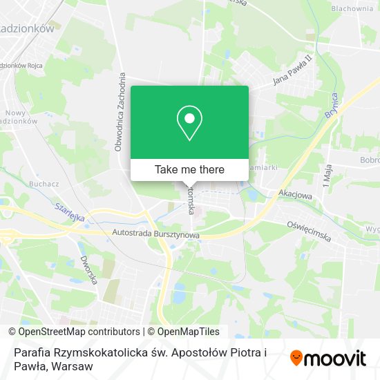 Parafia Rzymskokatolicka św. Apostołów Piotra i Pawła map