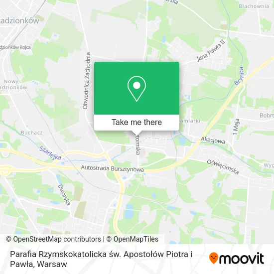 Карта Parafia Rzymskokatolicka św. Apostołów Piotra i Pawła
