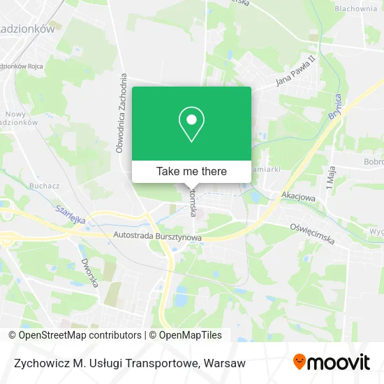 Карта Zychowicz M. Usługi Transportowe